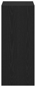 vidaXL Βιβλιοθήκη/Διαίρεση Χώρου Μαύρο Δρυς 40x30x71,5 εκ