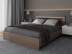 Ημίδιπλο Κρεβάτι Wenge RILEY