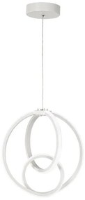 Κρεμαστό Φωτιστικό Οροφής LED 45W 3CCT Neon-29 Heronia Lighting-01-0348-Λευκό 01-0348