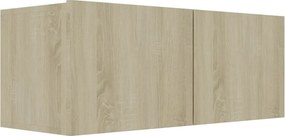 vidaXL Σετ Επίπλων Τηλεόρασης 8 Τεμαχίων Sonoma Δρυς Επεξ. Ξύλο