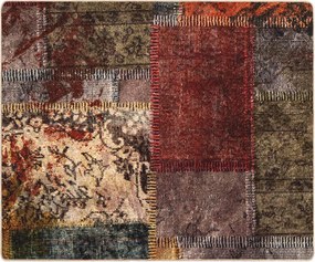 vidaXL Χαλί Runner MARSA Πολύχρωμο 100 x 80 cm Πολυέστερ και PVC