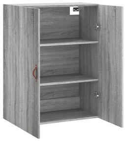vidaXL Ντουλάπι Τοίχου Γκρι Sonoma 69,5 x 34 x 90 εκ.