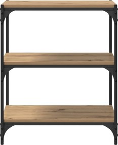 vidaXL Βιβλιοθήκη artisan δρυς 60 x 33 x 70,5 εκ.
