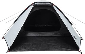 vidaXL Σκηνή Κάμπινγκ 4 Ατόμων Διάβροχη Λευκή Ύφασμα Συσκότισης