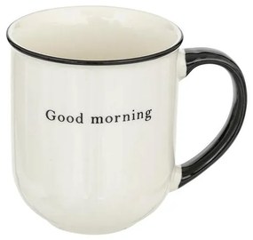 Secret de Gourmet Κούπα Κεραμική 380ml Good Morning Λευκή 196467
