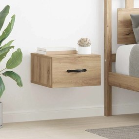 vidaXL Κομοδίνο artisan δρυς 35 x 35 x 20 εκ Επεξεργασμένο ξύλο