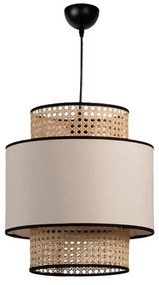 Ceiling light Dory beige-brown-black D35x80cm 35x35x80 εκ.