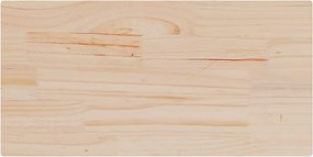 vidaXL Επιφάνειες Τραπεζιού Ορθογώνιες 4 τεμ. 90x45x1,7 εκ Μασίφ Πεύκο