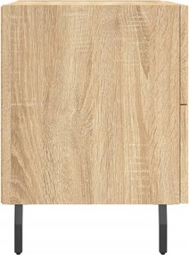 vidaXL Κομοδίνα 2 τεμ. Sonoma Δρυς 40 x 35 x 47,5 εκ. Επεξεργ. Ξύλο