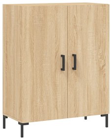 vidaXL Ντουλάπι Sonoma δρυς 69,5 x 34 x 180 εκ. από Επεξεργασμένο Ξύλο