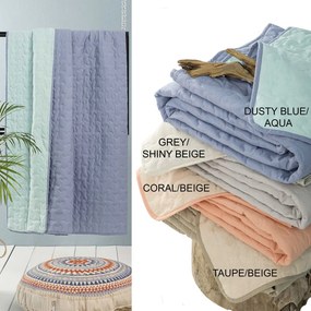 Κουβερλί Μονό (160x240) 2 Όψεων Nima Layers Colors SS2018 Μπεζ