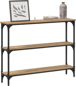 vidaXL Τραπέζι κονσόλας Artisan Oak 100 x 22,5 x 75 εκ
