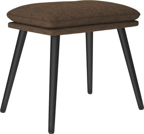 vidaXL Υποπόδιο Καφέ 45 x 29,5 x 35 εκ. Υφασμάτινο