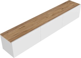 Έπιπλο Τηλεόρασης Λευκό / Πεύκο Atlantic WEST 150x32x30