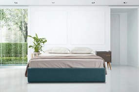 Επενδυμένο Κρεβάτι Earth-Mocca-160 x 200-Ξύλα Ελάτου