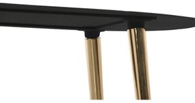 Τραπεζάκι Καφέ DKD Home Decor 122 x 60 x 30 cm Αλουμίνιο Σίδερο