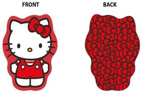 Μαξιλάρι Διακοσμητικό Παιδικό 3D (Με Γέμιση) Sanrio Hello Kitty 691 20cm Red DimCol 20cm Velboa