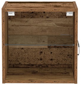 vidaXL Floating Shelf από παλιό ξύλο 40x28,5x40 εκ. Κατασκευασμένο από MDF