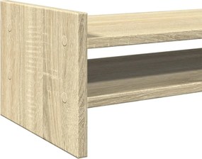 vidaXL Βάση Οθόνης Sonoma Δρυς 100x27x20 εκ. από Επεξ. Ξύλο