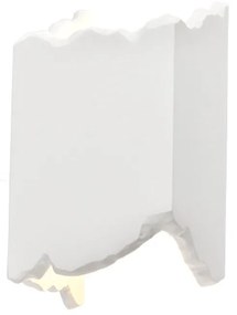 Φωτιστικό Τοίχου Γύψινο Mari G8586W 1XG9 12x12x20cm White Aca