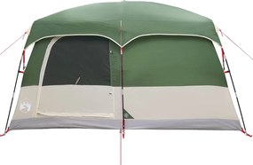vidaXL Οικογενειακή Σκηνή Πράσινο 320 x 210 x 180 εκ Πολυεστέρας