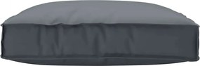 vidaXL Μαξιλάρι Ανθρακί 80 x 80 x 12 cm Ύφασμα Όξφορντ