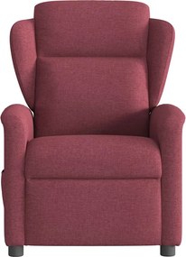 vidaXL Πολυθρόνα Ανακλινόμενη Μπορντό Υφασμάτινη