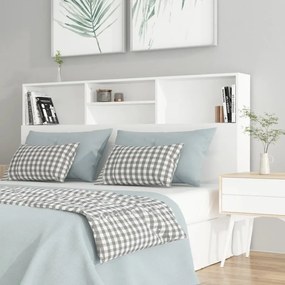 Κεφαλάρι Με Αποθηκευτικό Χώρο Λευκό 160 x 19 x 103,5 εκ. - Λευκό