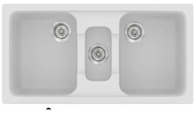 Sanitec Classic 325 White Ένθετος Νεροχύτης