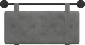 vidaXL Κρεμαστό Κεφαλάρι Σκούρο Γκρι Βελούδο