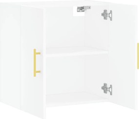 vidaXL Ντουλάπι Τοίχου Λευκό 60 x 31 x 60 εκ. από Επεξεργασμένο Ξύλο