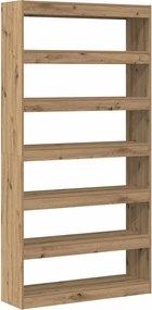 vidaXL Βιβλιοθήκη 6 επίπεδα 100 x 30 x 198 εκ. Επεξεργασμένο Ξύλο