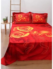 Σετ Παπλωματοθήκη Satin Εμπριμέ 280 Υπέρδιπλη (230x250)