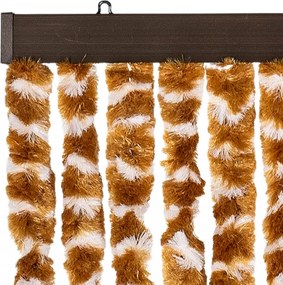 vidaXL Σήτα Εντόμων Ώχρα και Λευκό 56 x 200 εκ. από Σενίλ