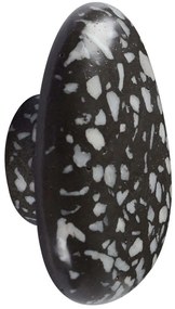 Άγκιστρο Μπάνιου Terrazzo Volcano CH-1004E16 8,2x4,2x11cm Black-White Karag Rock
