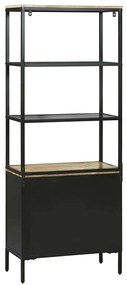 vidaXL Highboard Καφέ 70 x 35 x 180 εκ. Μασίφ ξύλο μάνγκο
