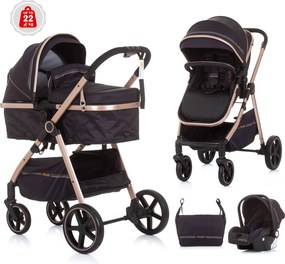 Καρότσι Βρεφικό 0-22 kg "MISTY" pure black