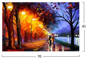 ΠΙΝΑΚΑΣ ΤΥΠΟΥ ALLEY BY THE LAKE  70X45X3 εκ.