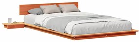 vidaXL Σκελετός Κρεβατιού Καφέ 120 x 190 cm ξύλο