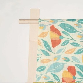 BabyLlama Bamboo Μουσελίνα Paint Flowers 120x110cm 10032