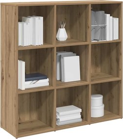 vidaXL Ντουλάπι βιβλίων Βελανιδιά τεχνίτη 98x29x97,5 cm