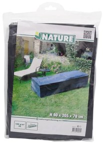 Nature Κάλυμμα Ξαπλώστρας 205 x 78 x 40 εκ. - Γκρι