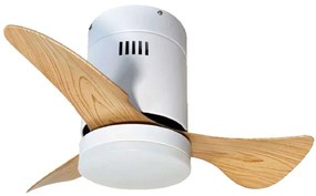 Ανεμιστήρας Οροφής Smart Elsinore 102000410 Με Φως Dim Led 15W Και Τηλεχειριστήριο Φ56x30cm Natural-White itLighting Διάμετρος 56cm