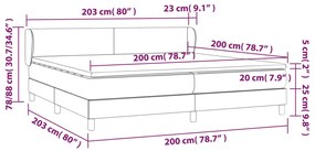 ΚΡΕΒΑΤΙ BOXSPRING ΜΕ ΣΤΡΩΜΑ ΡΟΖ 200X200 ΕΚ. ΒΕΛΟΥΔΙΝΟ 3127396