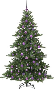 vidaXL Τεχνητό Χριστουγεννιάτικο Δέντρο με Άξονα Πράσινο 180 cm