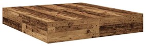 vidaXL Σκελετός Κρεβατιού Παλαιό ξύλο 200 x 200 x 31.5 εκ.