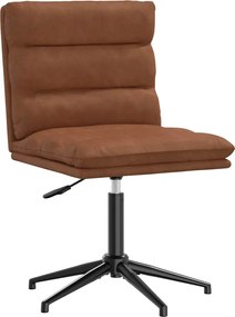 vidaXL Πολυθρόνες Τραπεζαρίας 2 τεμ. Καφέ Δερματίνη