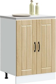 vidaXL Ντουλάπι βάσης νεροχύτη "Lucca" Sonoma Oak Engineered Wood