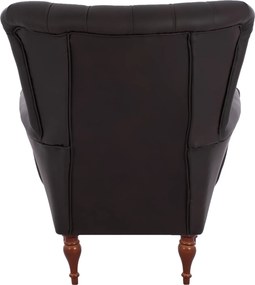 ΠΟΛΥΘΡΟΝΑ ΜΠΕΡΖΕΡΑ Τ. CHESTERFIELD ΣΕ ΧΡΩΜΑ ΚΑΦΕ HM9217.03 87x88x100 εκ.