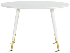 Τραπέζι Charleston 258, Άσπρο, Ορείχαλκος, 75cm, 26 kg, Ινοσανίδες μέσης πυκνότητας, Μέταλλο | Epipla1.gr